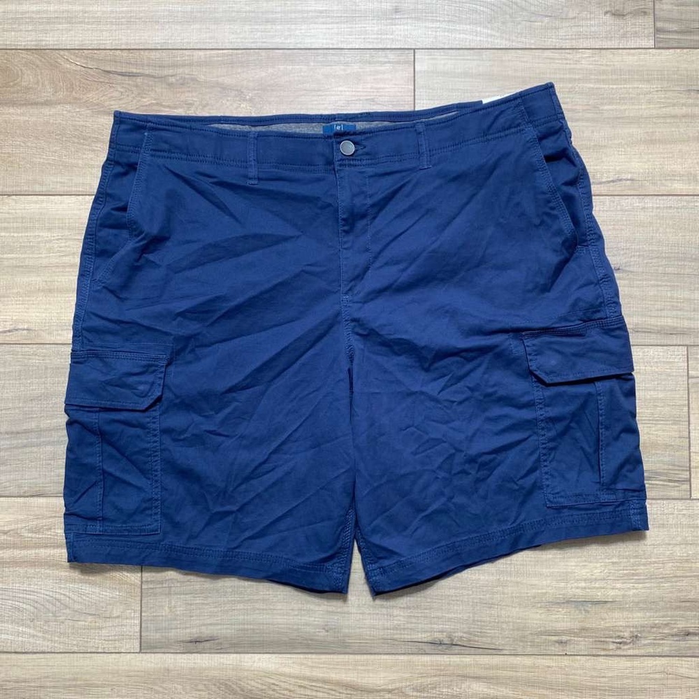 George Men's Above‎ The Knee 10” Cargo Shorts Size 44 Navy Blue